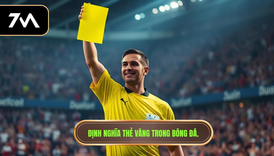 1. Định nghĩa thẻ vàng trong bóng đá.
