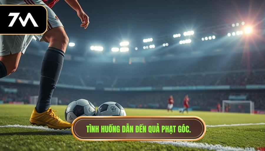 1. Tình huống dẫn đến quả phạt góc.