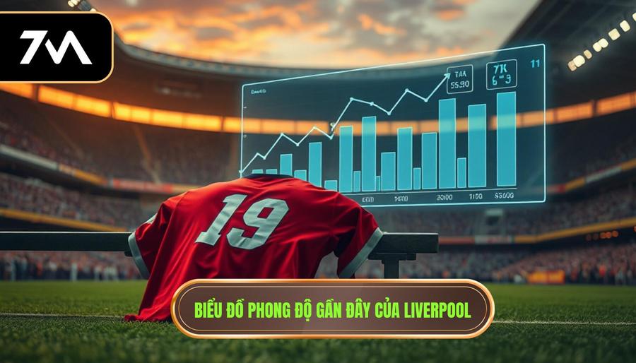 2. Biểu đồ phong độ gần đây của Liverpool
