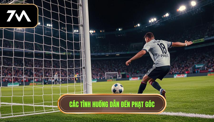 2. Các tình huống dẫn đến phạt góc