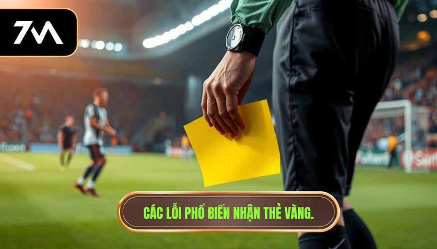 3. Các lỗi phổ biến nhận thẻ vàng.